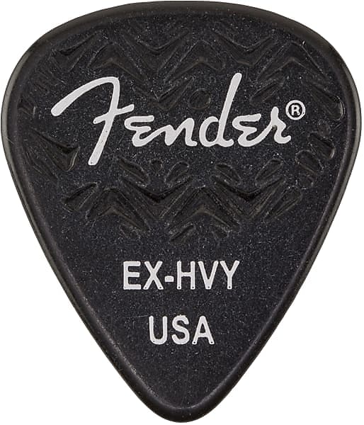 Fender 351 Shape, Black, Extra Heavy (6)