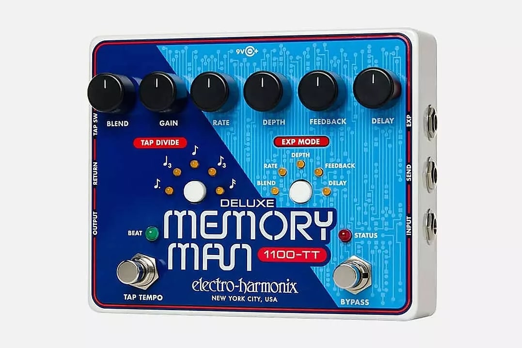 Electro-Harmonix Deluxe Memory Man 1100-TT Analog Delay w/Tap Tempo
