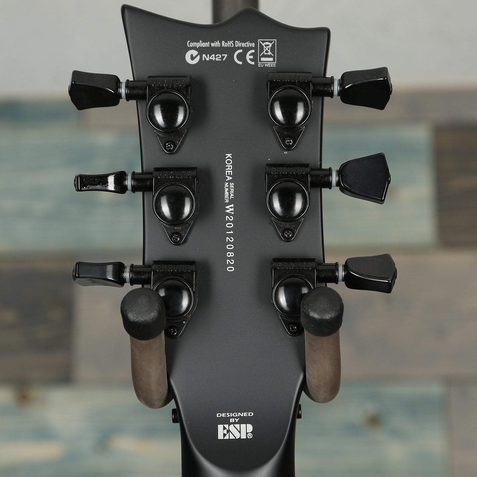 ESP LTD EC-1000FR Electric Guitar - Black Satin