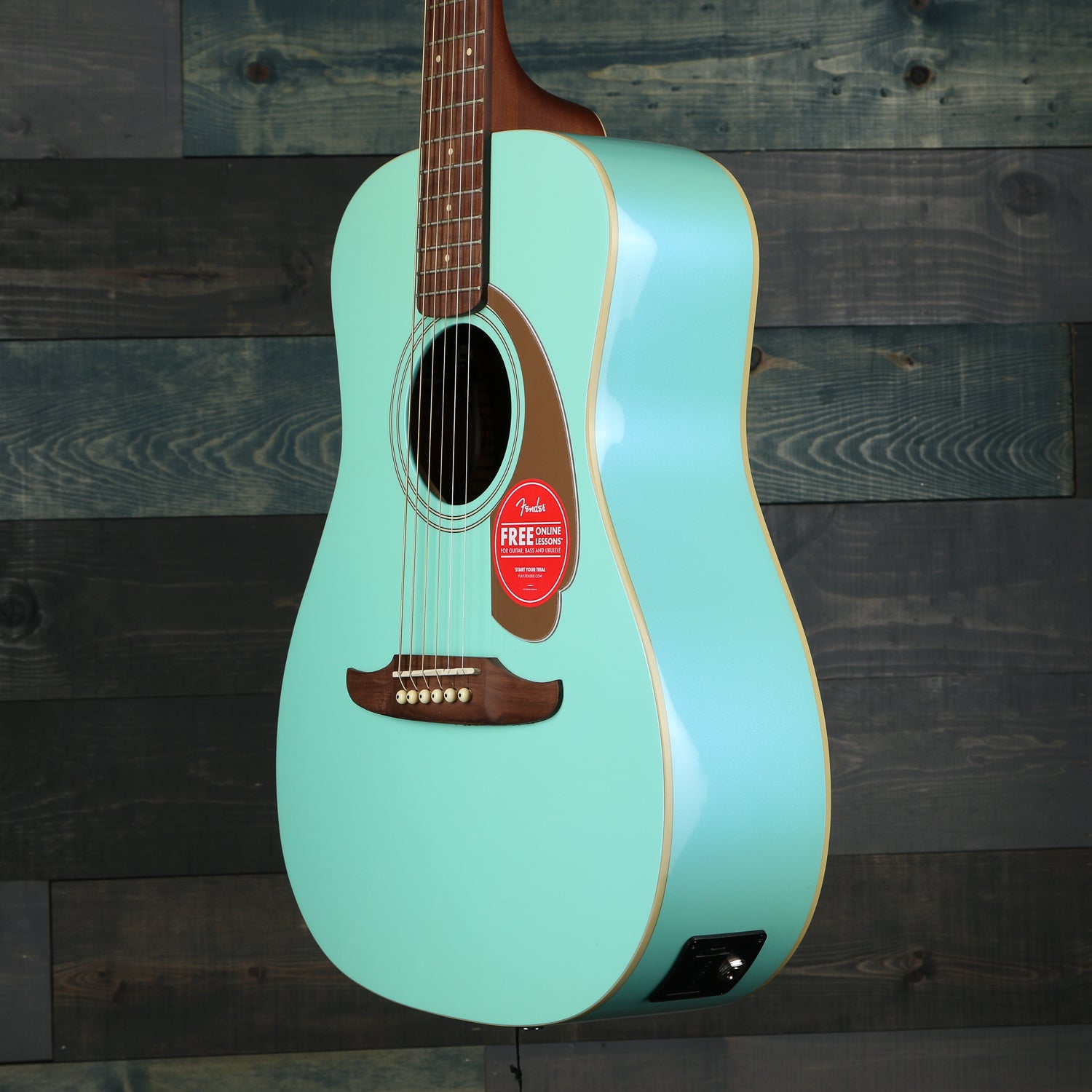 Fender Malibu Player Aqua Splash Walnut Fingerboard