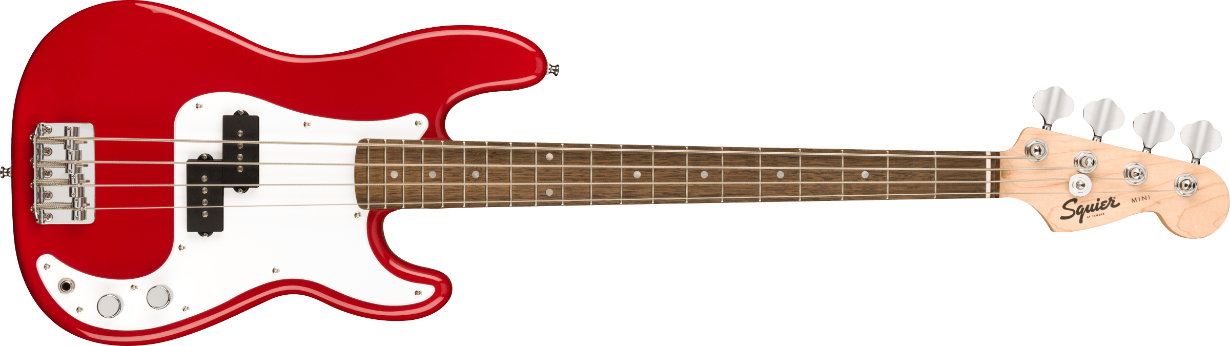 Fender Squier Mini P Bass, Laurel Fingerboard, Dakota Red