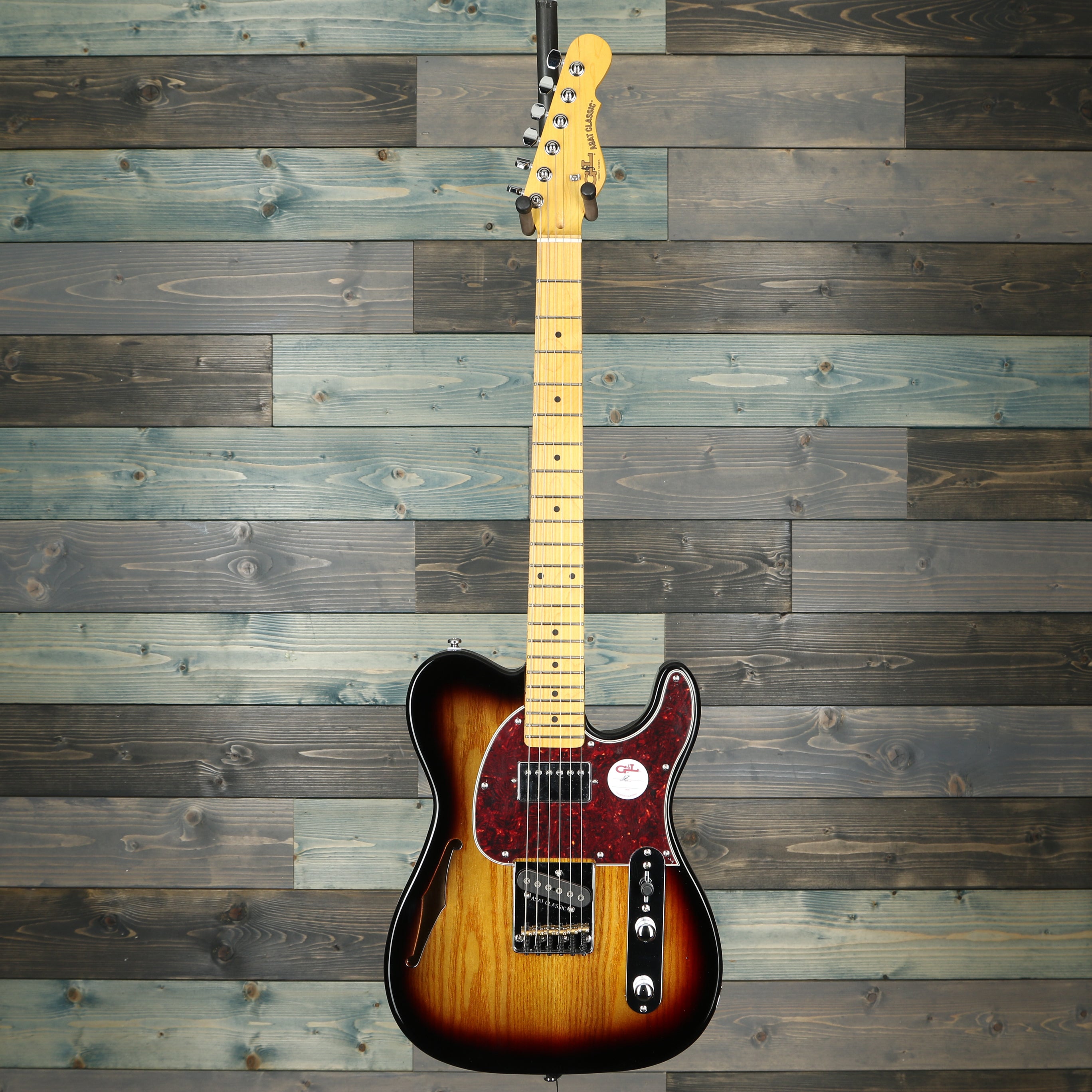 G&L Tribute ASAT Classic Bluesboy Semi-Hollow - 3-Tone Sunburst