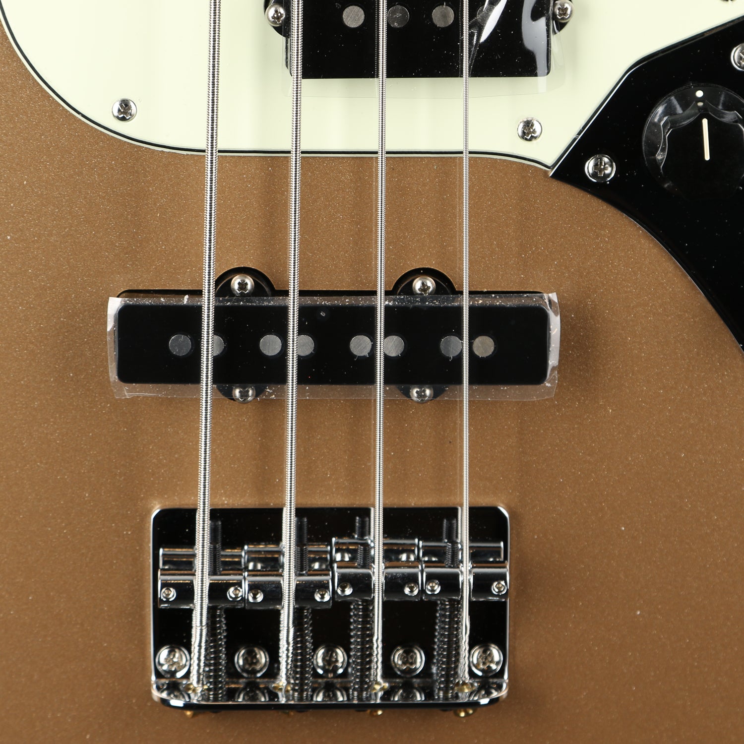 Fender Player Mustang® Bass PJ, Pau Ferro Fingerboard, Firemist Gold