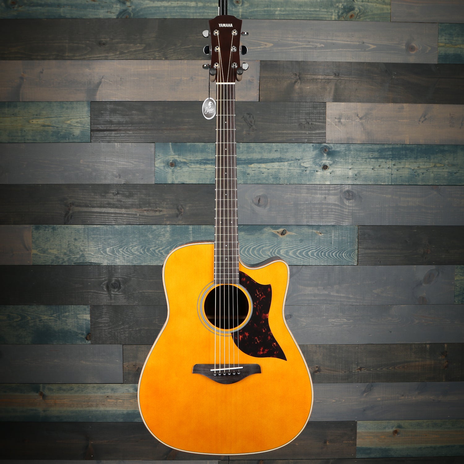 Yamaha A1R Vintage Natural Folk Cutaway A/E Guitar