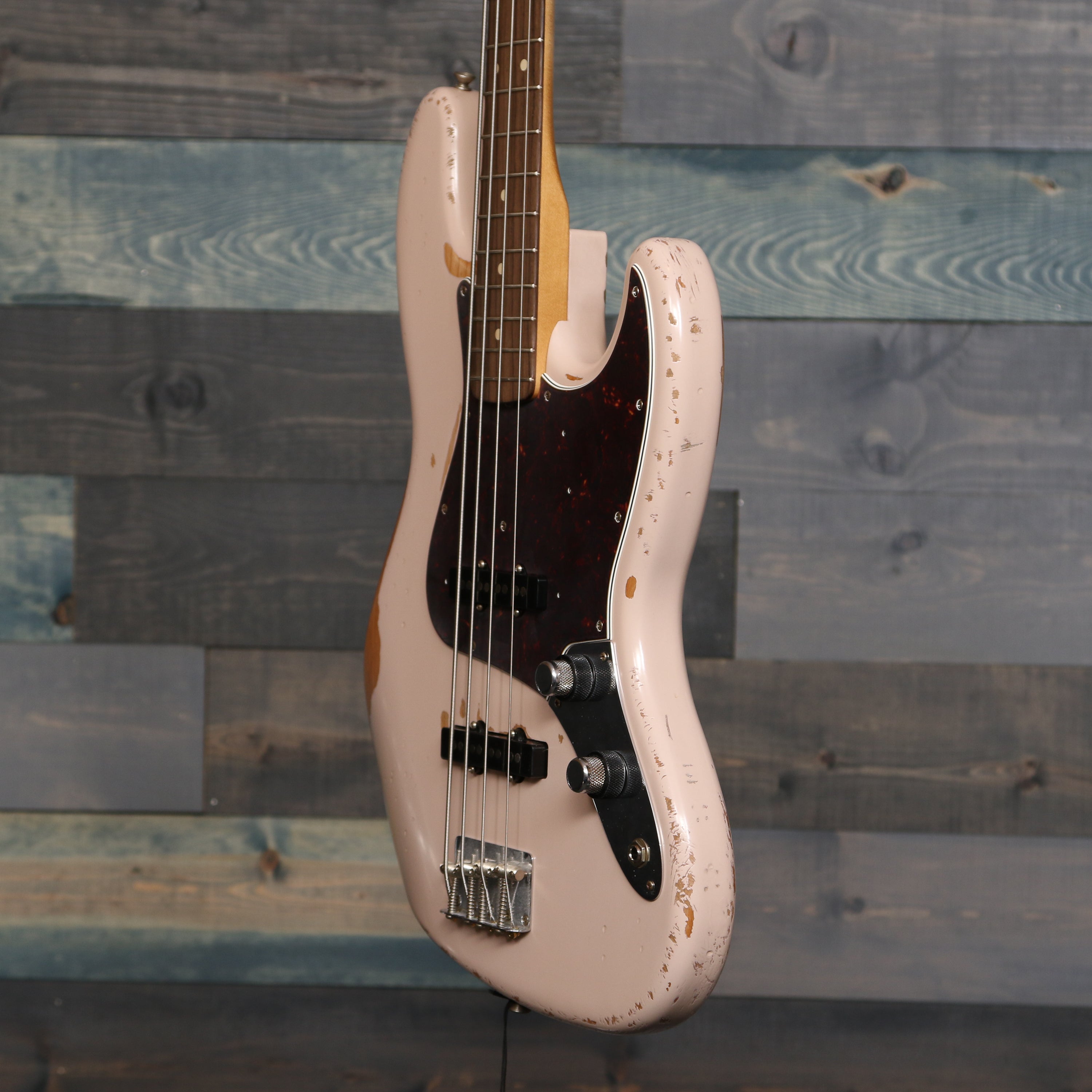 Fender Flea Jazz Bass, Rosewood Fingerboard, Roadworn Shell Pink