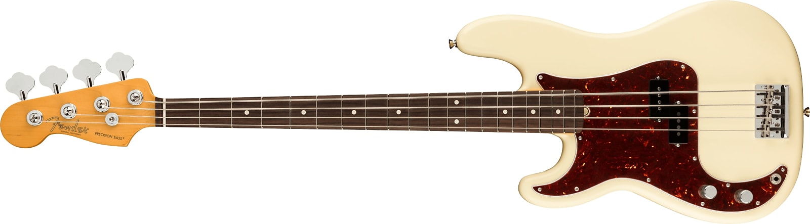 Fender American Professional II Precision Bass Lefty, Rosewood FB, Olympic White