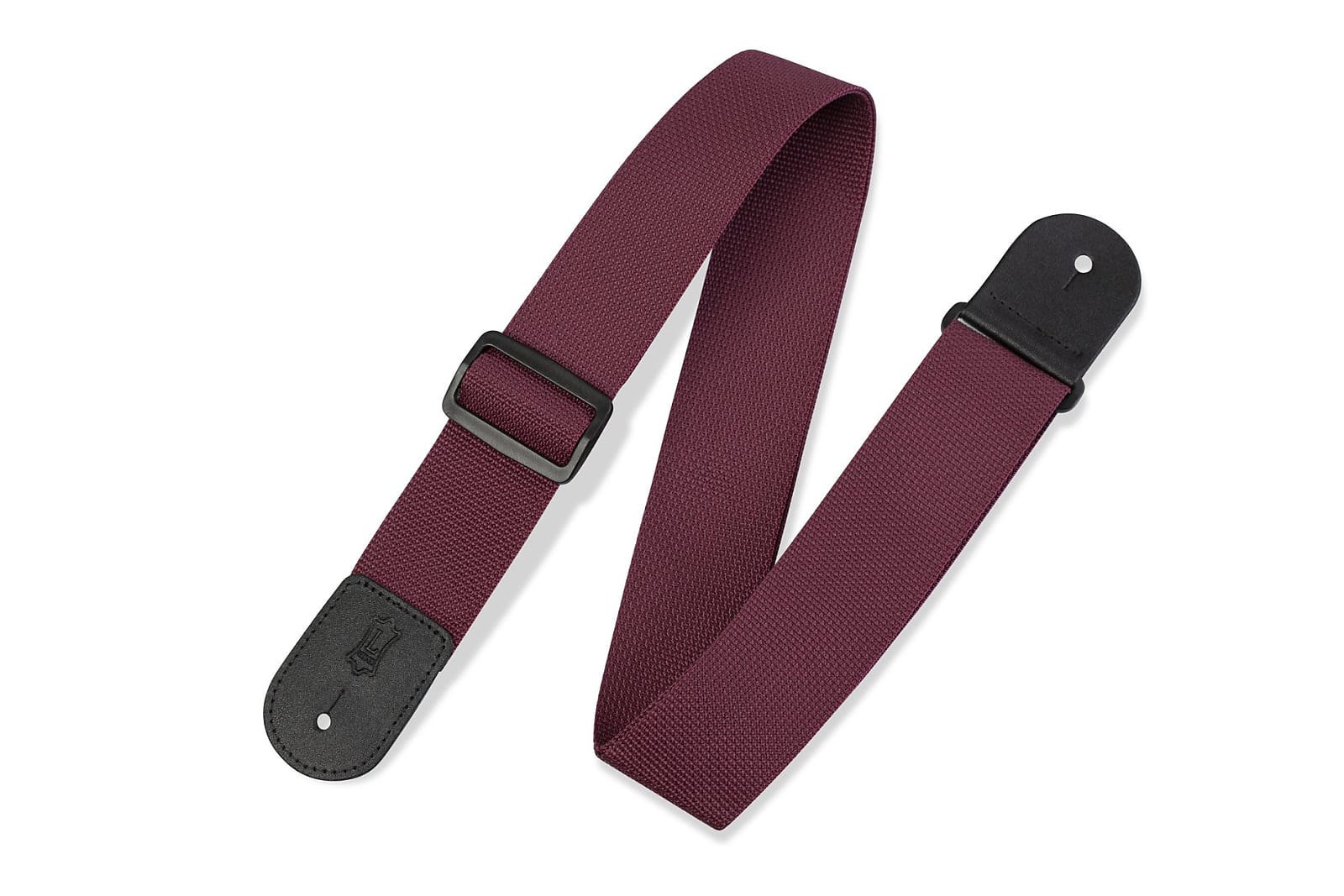 Levy's M8POLY-BRG 2in Polypropylene Guitar Strap - Burgundy