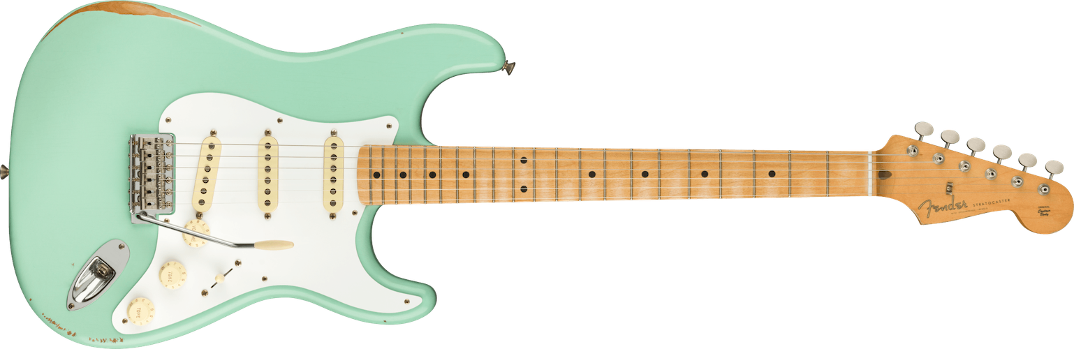 Fender Vintera Road Worn '50s Stratocaster, Maple Fingerboard, Surf Green