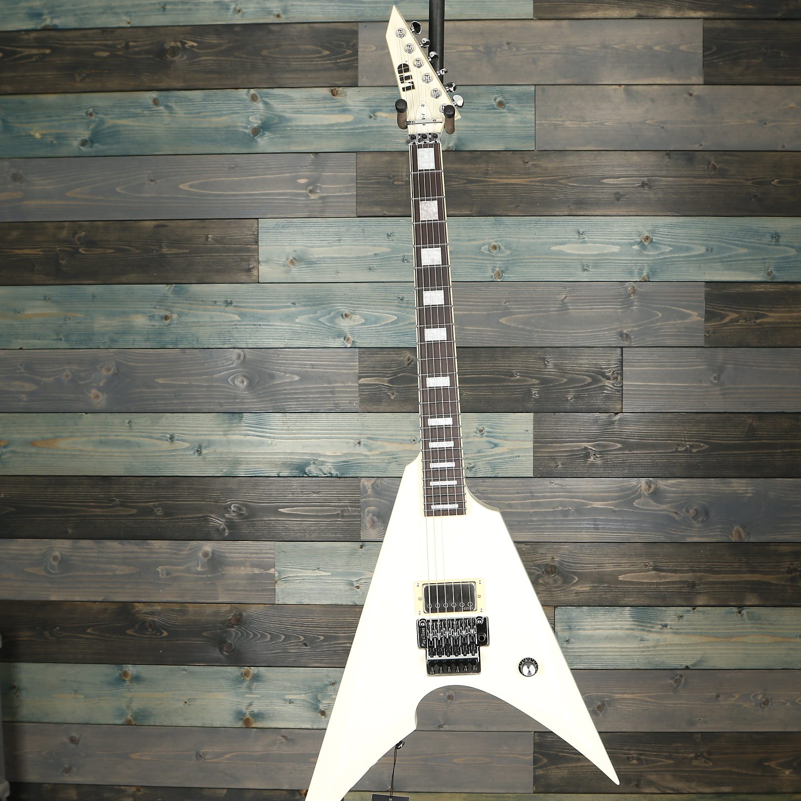 ESP LTD MSV-1 Mike Schleibaum Guitar - Olympic White