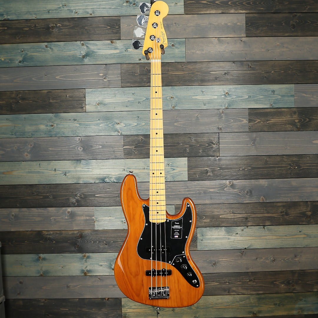 Fender American Professional II Jazz Bass, Maple FB, Roasted Pine