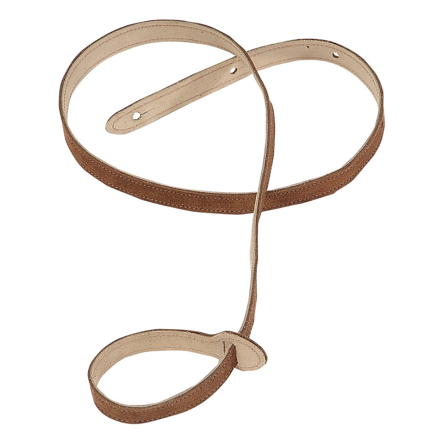 Levy's 3/4in Wide Suede Mandolin Strap - Brown