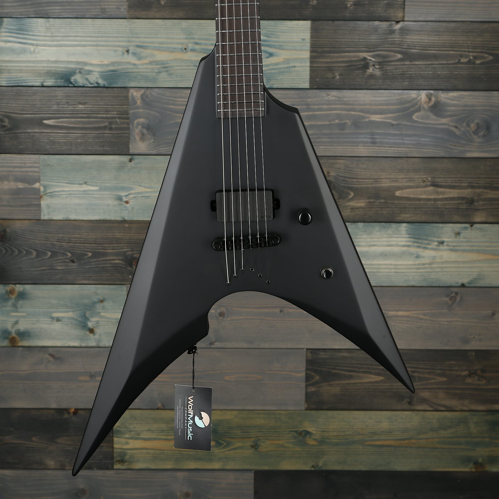 ESP LTD Arrow-NT Black Metal Series - Black Satin