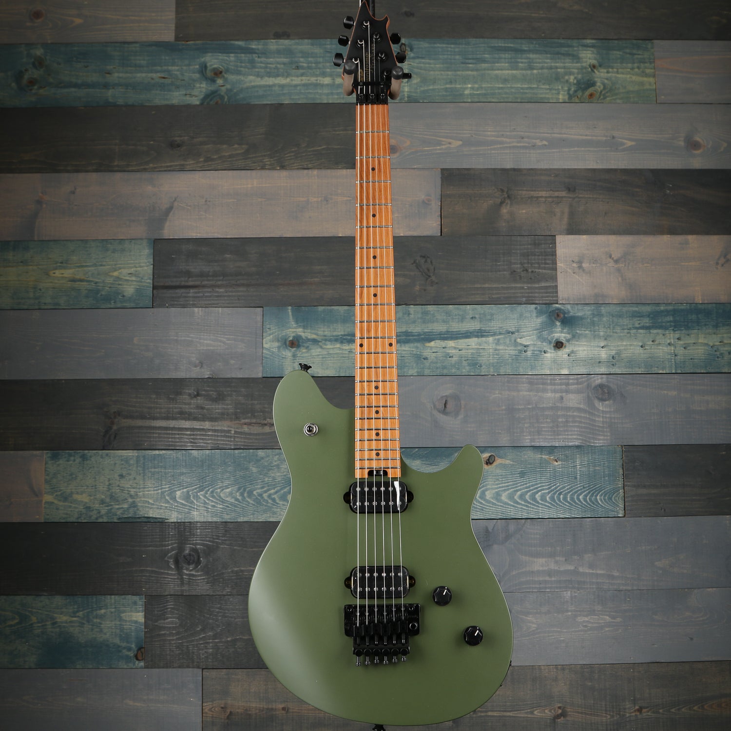 EVH Wolfgang WG Standard, Baked Maple Fingerboard, Matte Army Drab