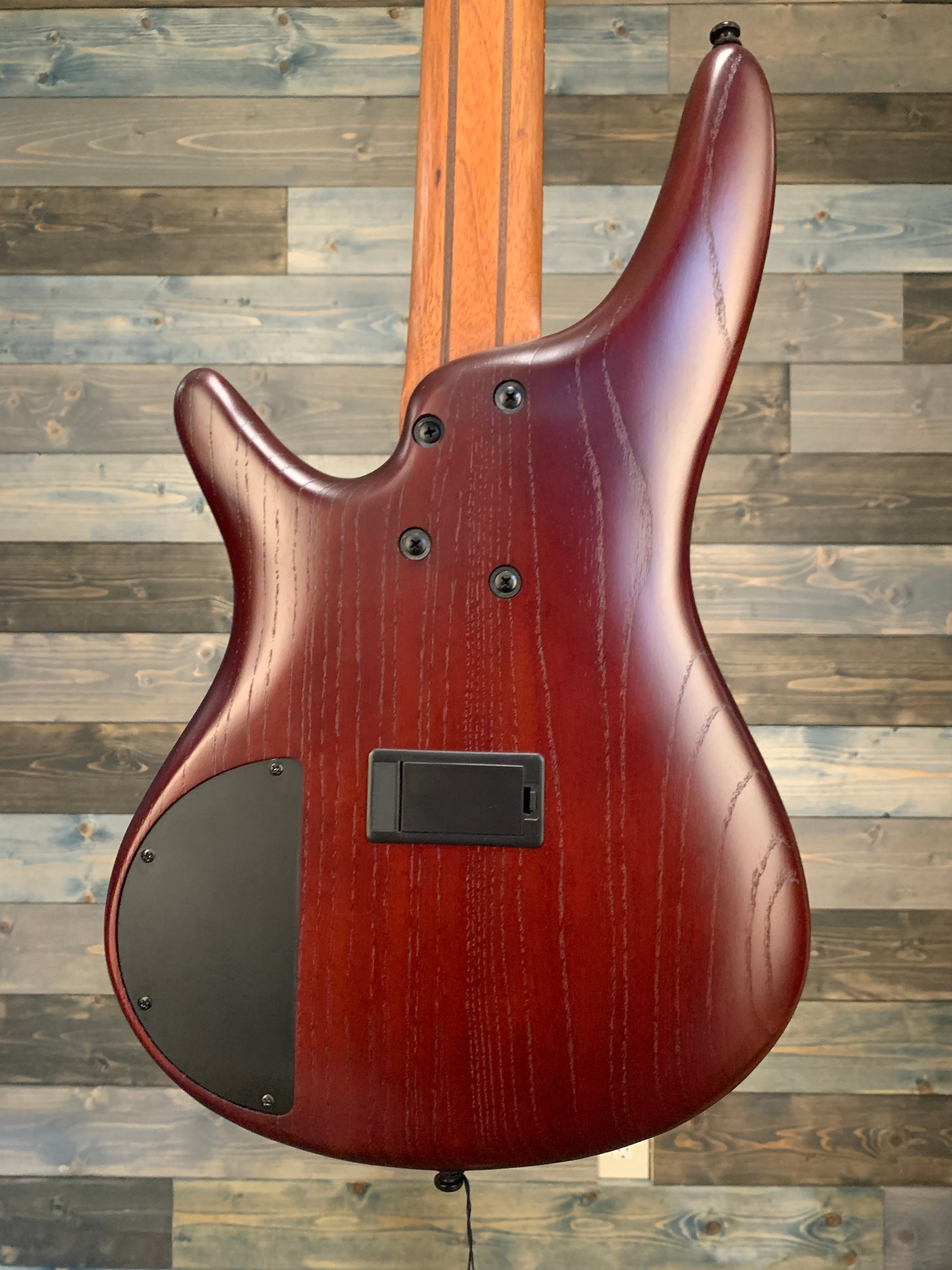 Ibanez SR655E 5-String Bass - Natural Browned Burst Flat