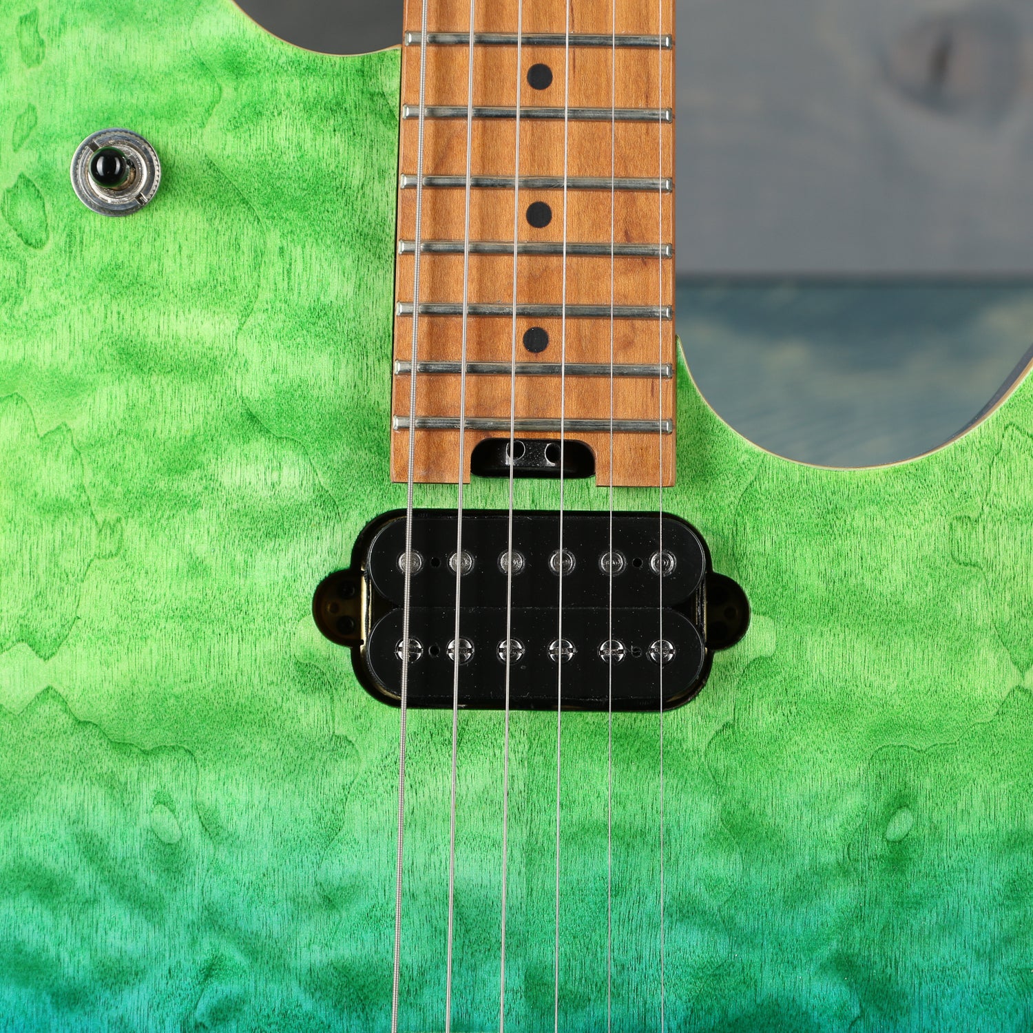 EVH Wolfgang WG Standard QM, Baked Maple Fingerboard, Tahiti Night