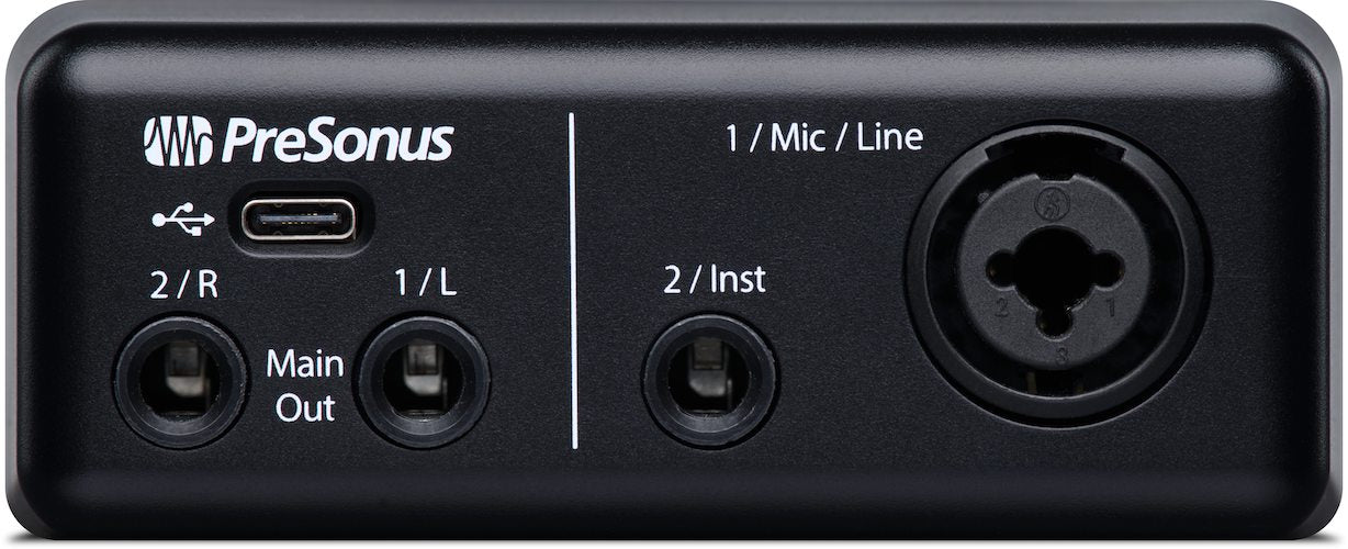 PreSonus AudioBox GO Ultra-Compact, Mobile 2x2 USB Audio Interface