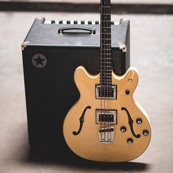 Guild Starfire Bass II Flamed Maple Guitar - Natural