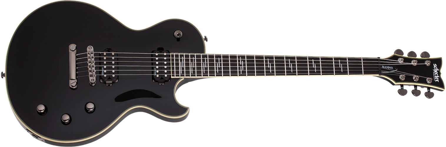 Schecter Solo-II Blackjack Electric Guitar - Black Gloss