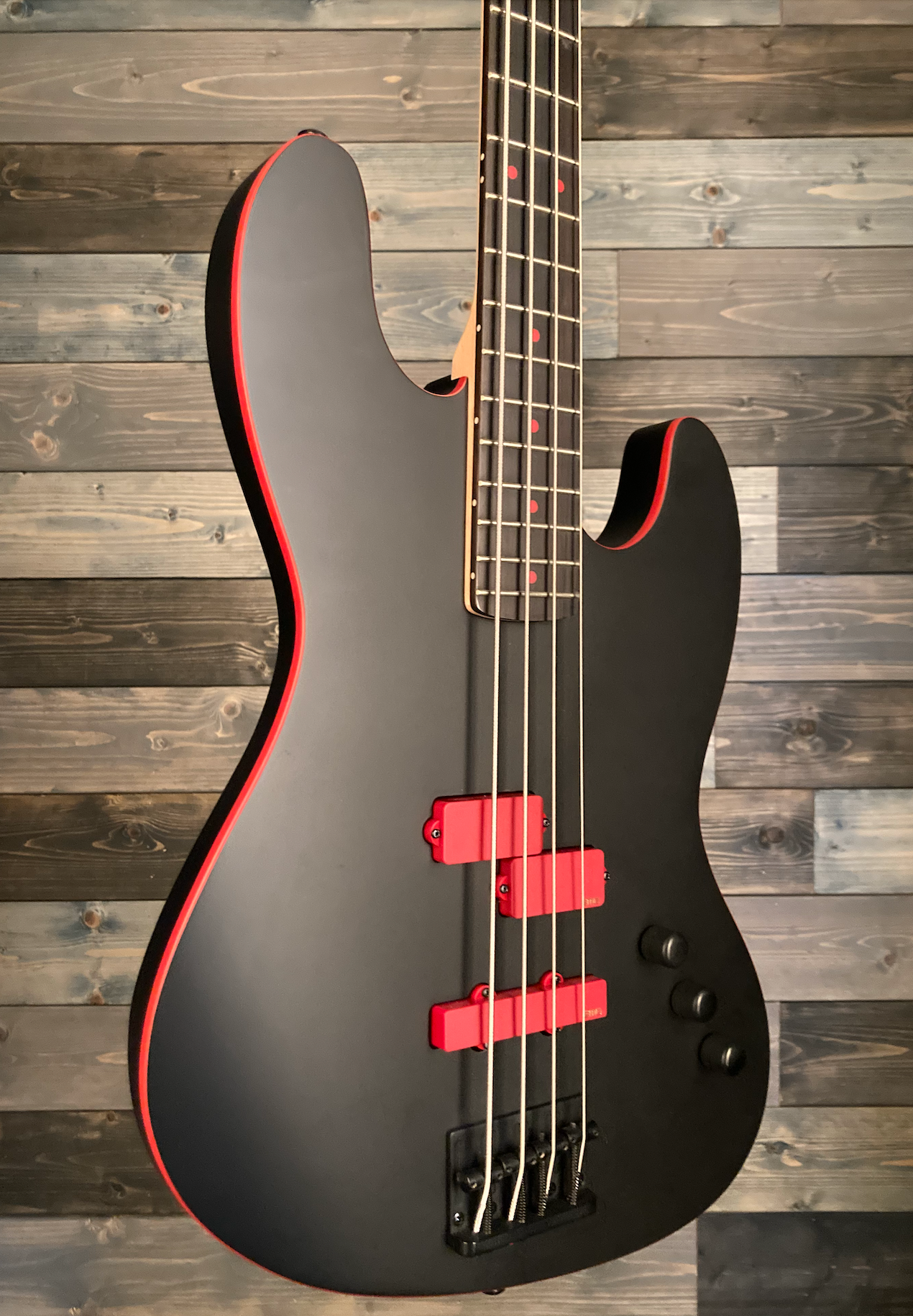 ESP LTD FBJ-400 Bass Guitar - Black Satin