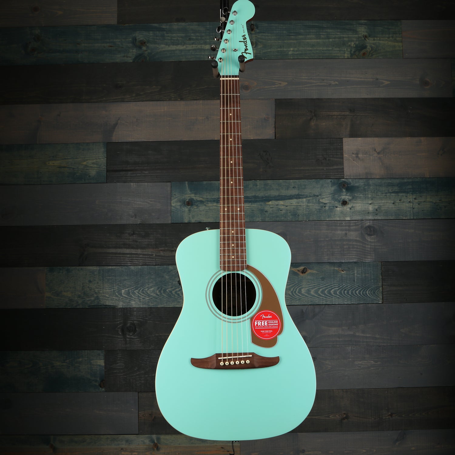 Fender Malibu Player Aqua Splash Walnut Fingerboard