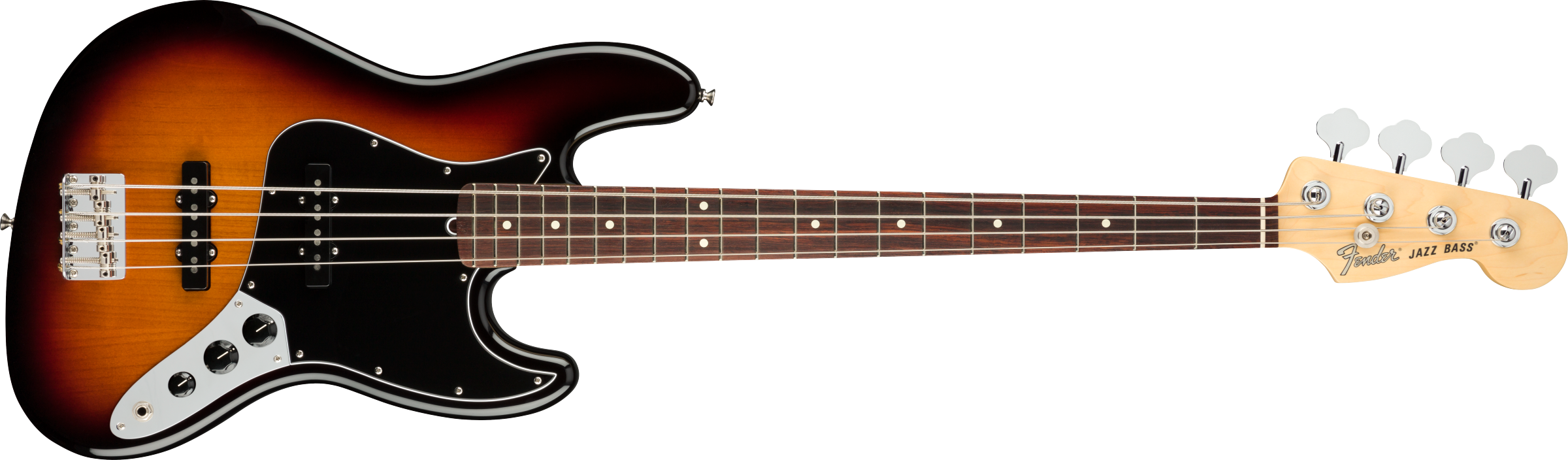 Fender American Performer Jazz Bass®, Rosewood Fingerboard, 3-Color Sunburst