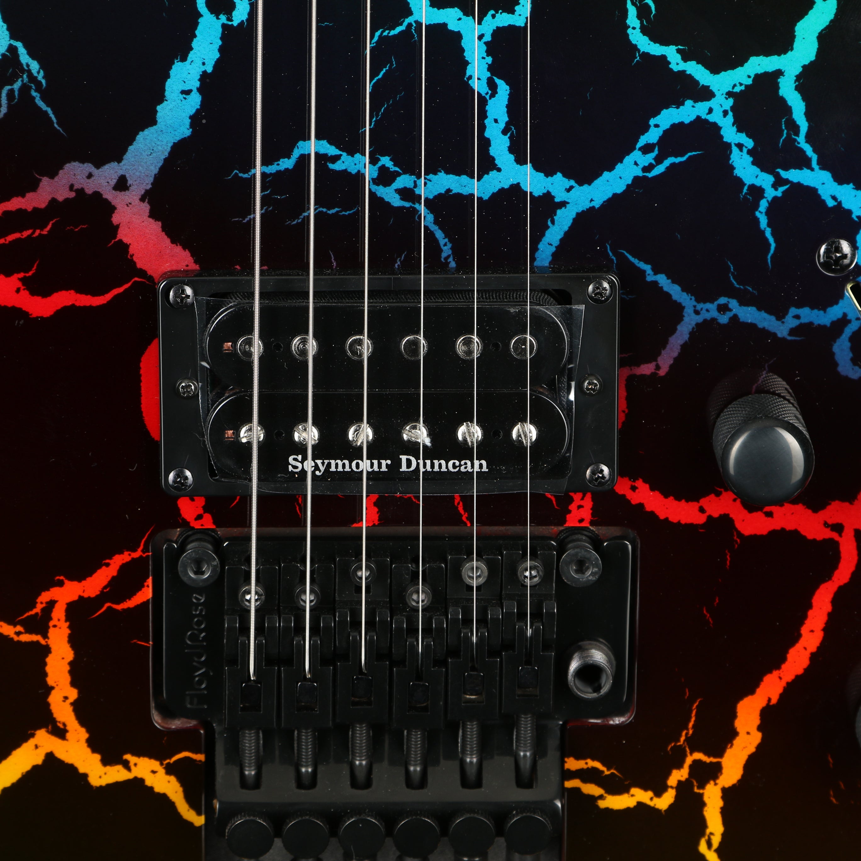 ESP LTD Mirage Deluxe '87 Electric Guitar - Rainbow Crackle