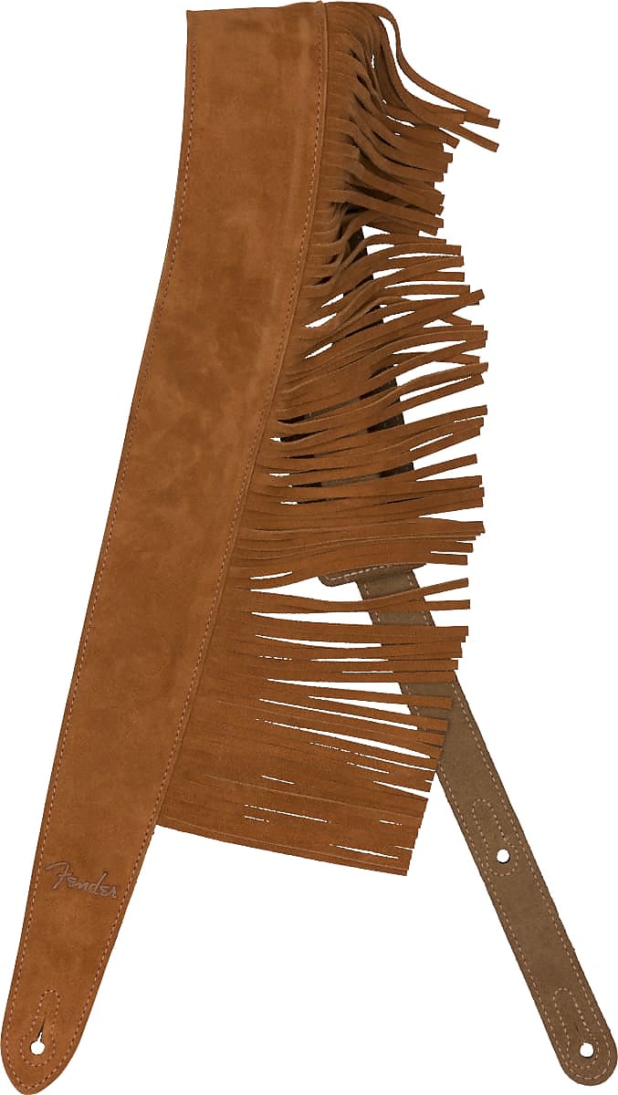 Fender Suede Fringe Strap, Brown