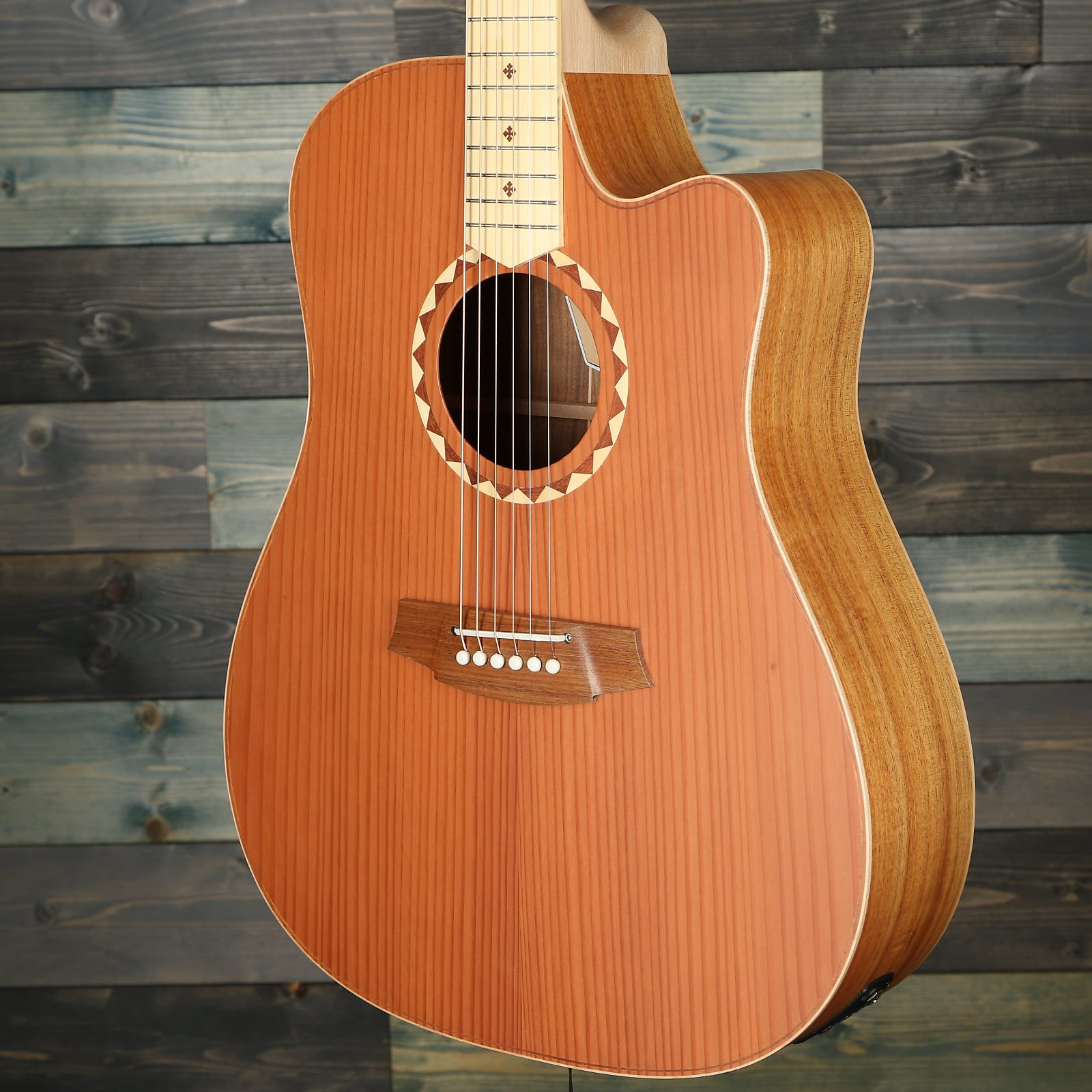 Cole Clark Fat Lady 2 Series FL2EC-RDBLSB Acoustic - Redwood/Blackwood