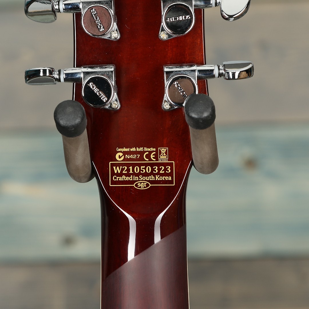 Schecter 660 Solo-II Custom - Burl Gloss Natural