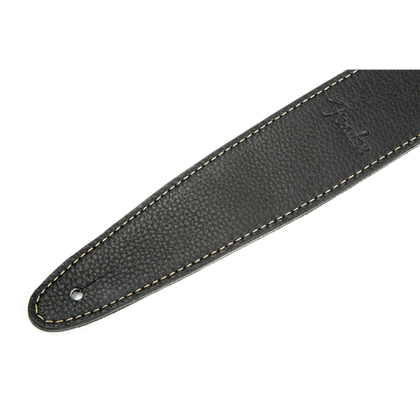 Fender 2'' Artisan Leather Black Strap