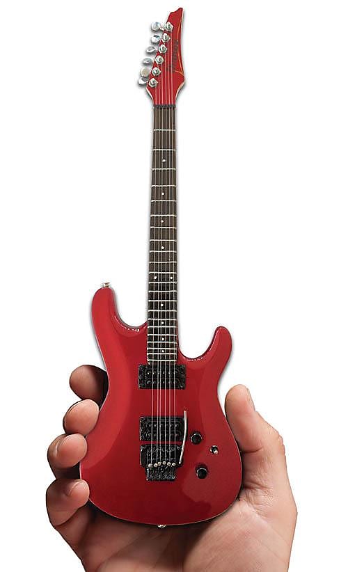 Joe Satriani Candy Apple Red Model Miniature Guitar Replica Collectible