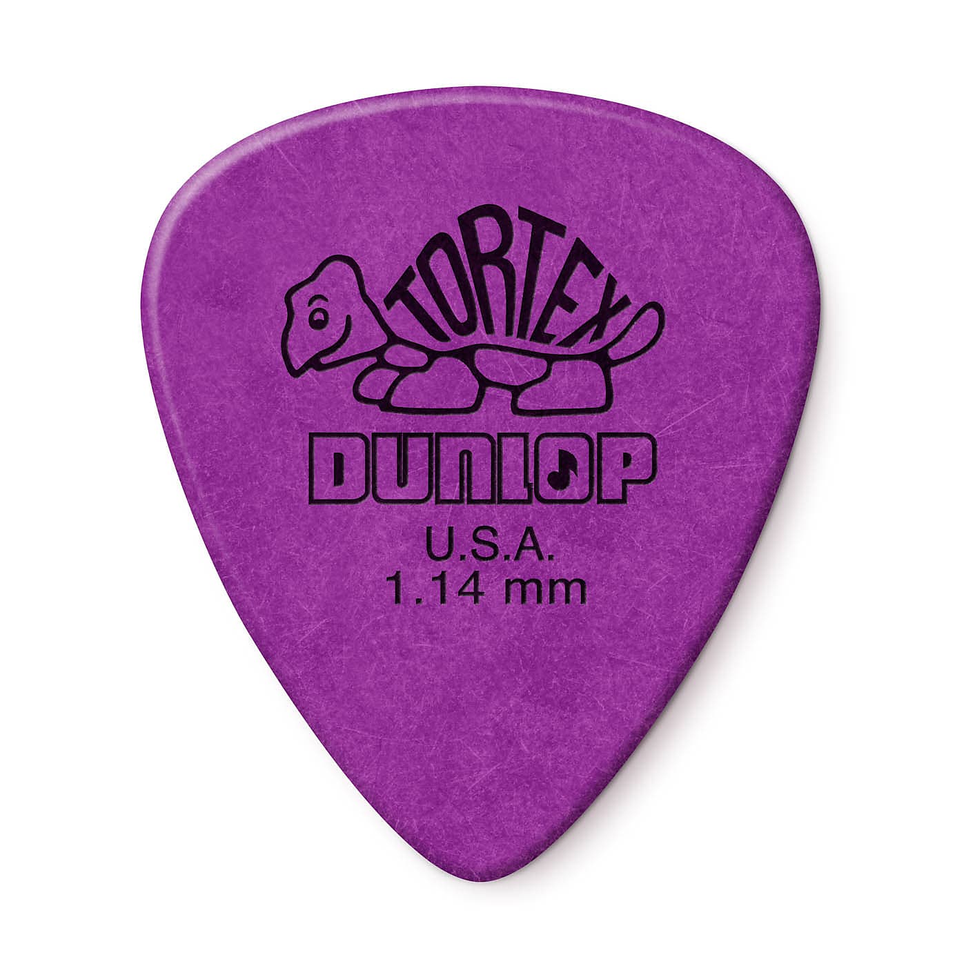 Dunlop 418P1.14 Tortex Standard 1.14mm Purple Guitar Picks 12-Pack