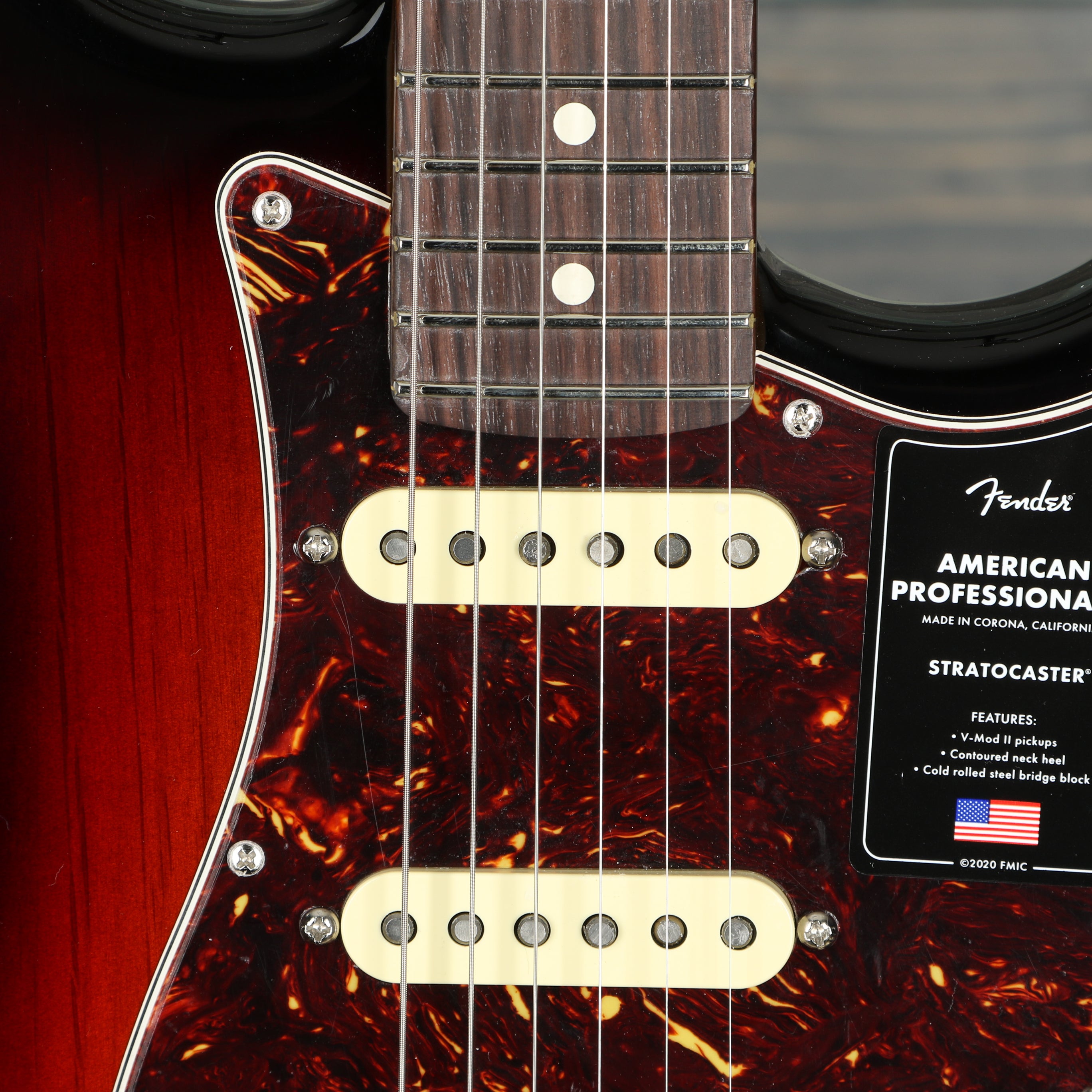 Fender American Professional II Stratocaster, Rosewood FB, 3-Color Sunburst