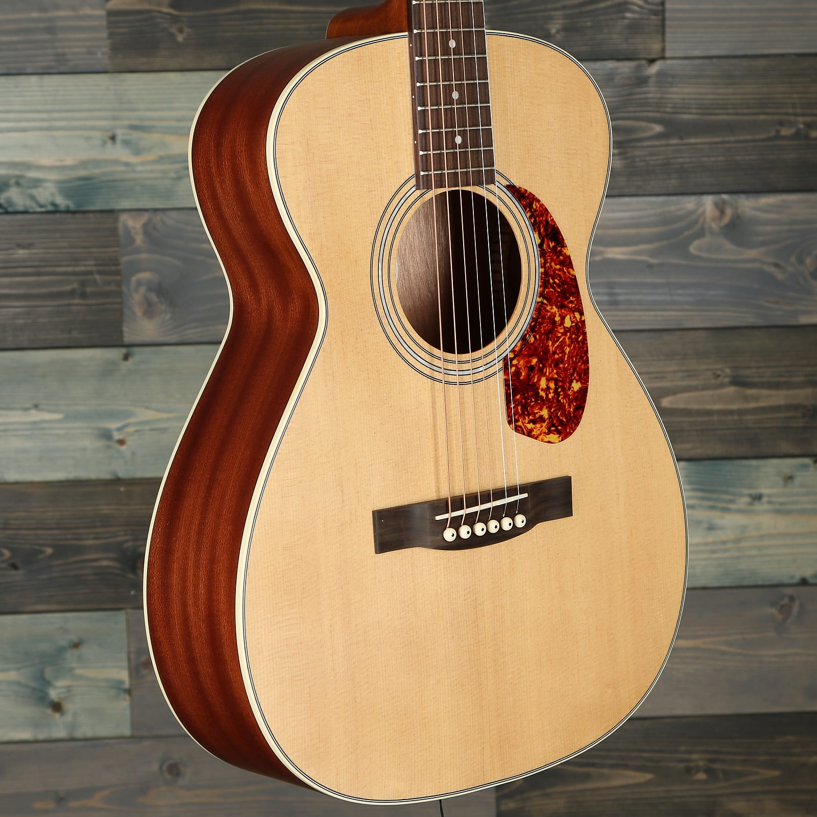 Guild M-240E Acoustic Guitar - Natural Satin