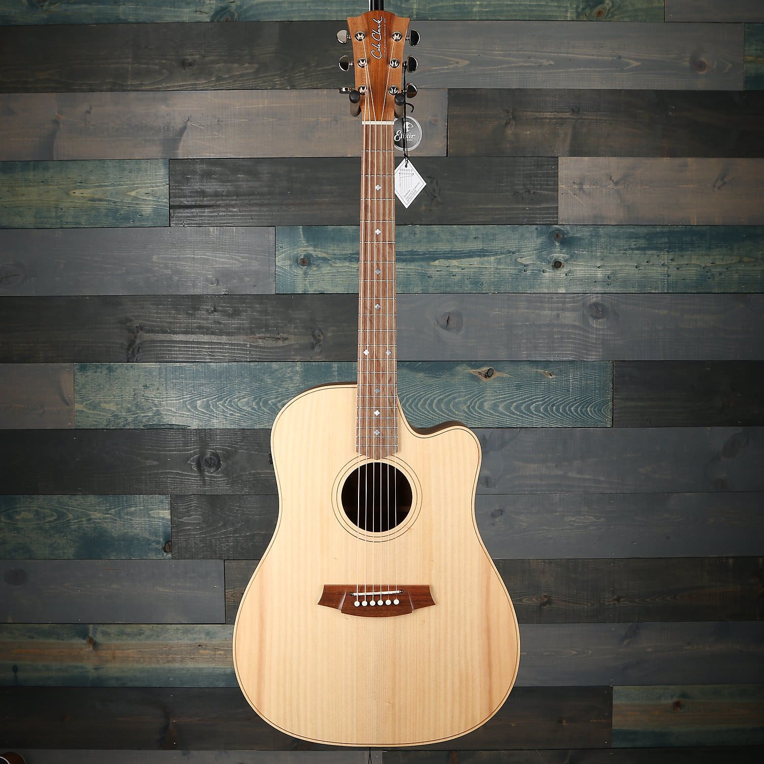 Cole Clark Fat Lady 2 Series FL2E-BB Cutaway Guitar - Bunya/Blackwood