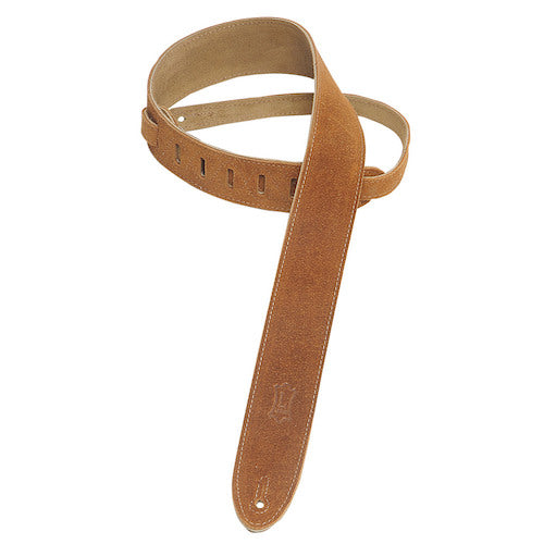 Levy's 2" Wide Honey Suede Guitar Strap
