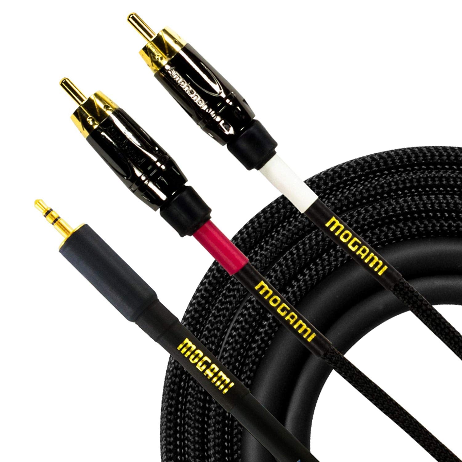 Mogami Gold 6ft 3.5 Trs To Dual RCA Acc. Cable