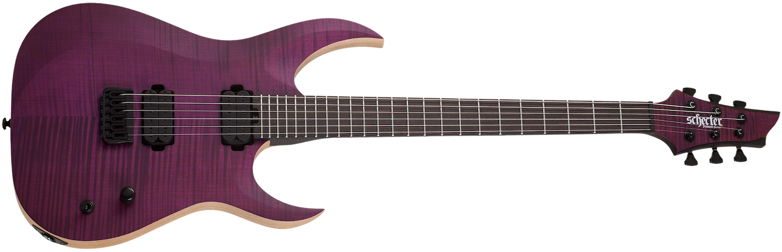 Schecter 462 Signature John Browne Tao-6 Electric - Satin Trans Purple