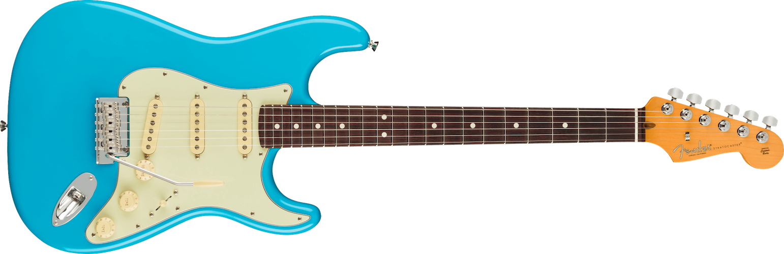Fender American Professional II Stratocaster, Rosewood FB, Miami Blue