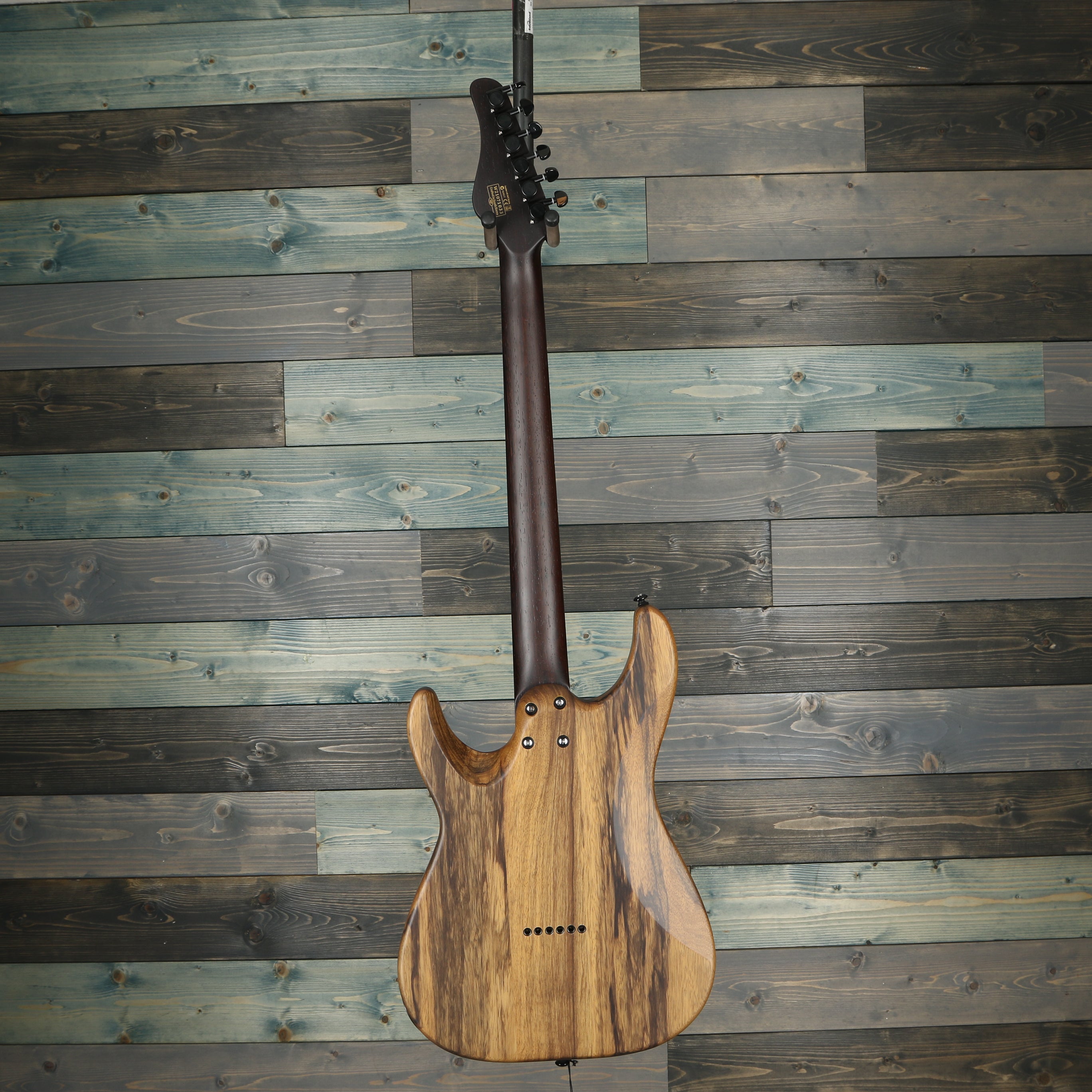 Schecter 1269 Sun Valley Sun Shredder Exotic Hardtail - Black Limba