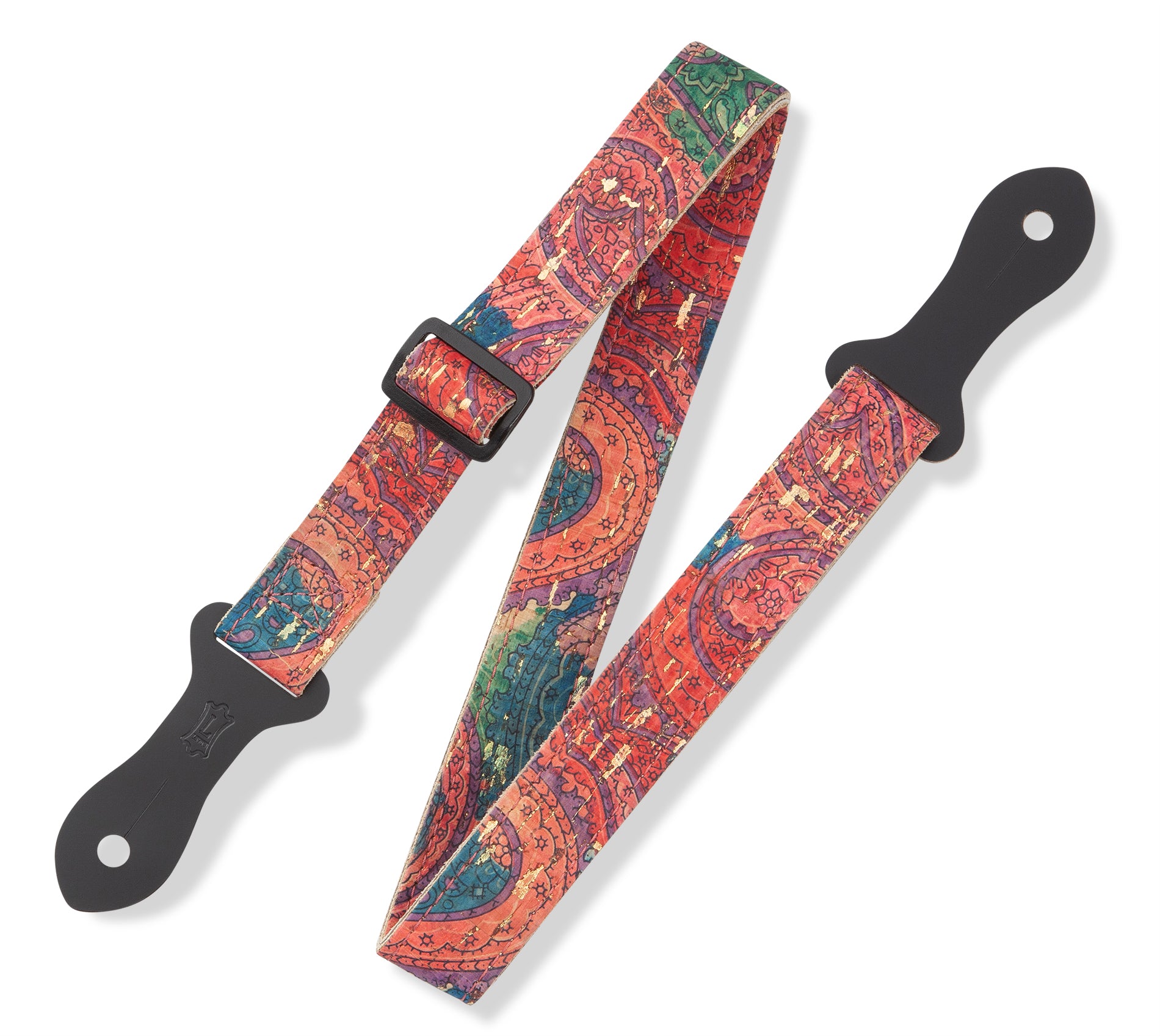 Levy's 1in Paisley Design Cork Mandolin/Ukulele/Acoustic/Youth Strap