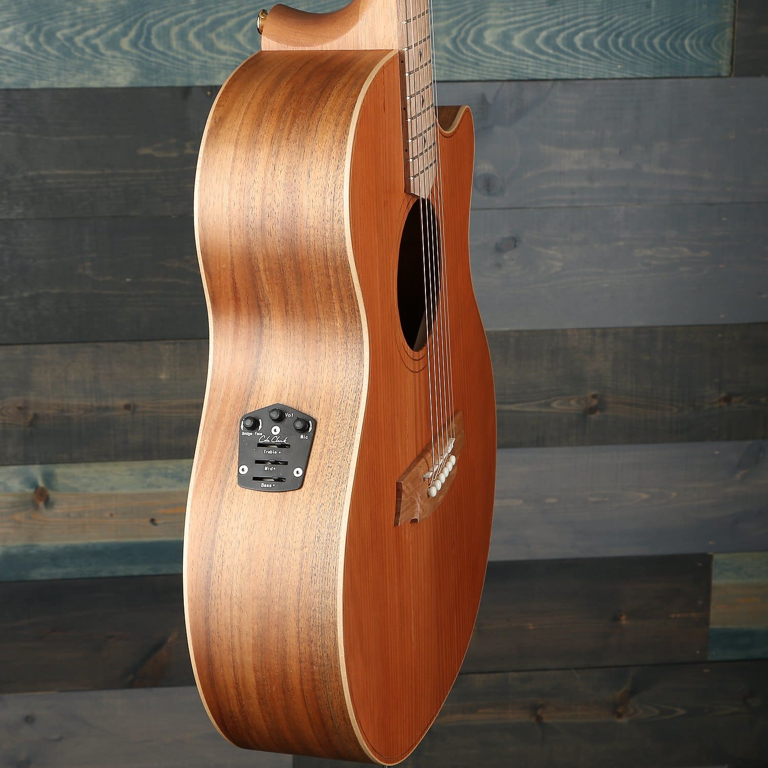 DEMO Cole Clark Angel 2 Series AN2EC-RDBL Cutaway Guitar - Redwood/Blackwood