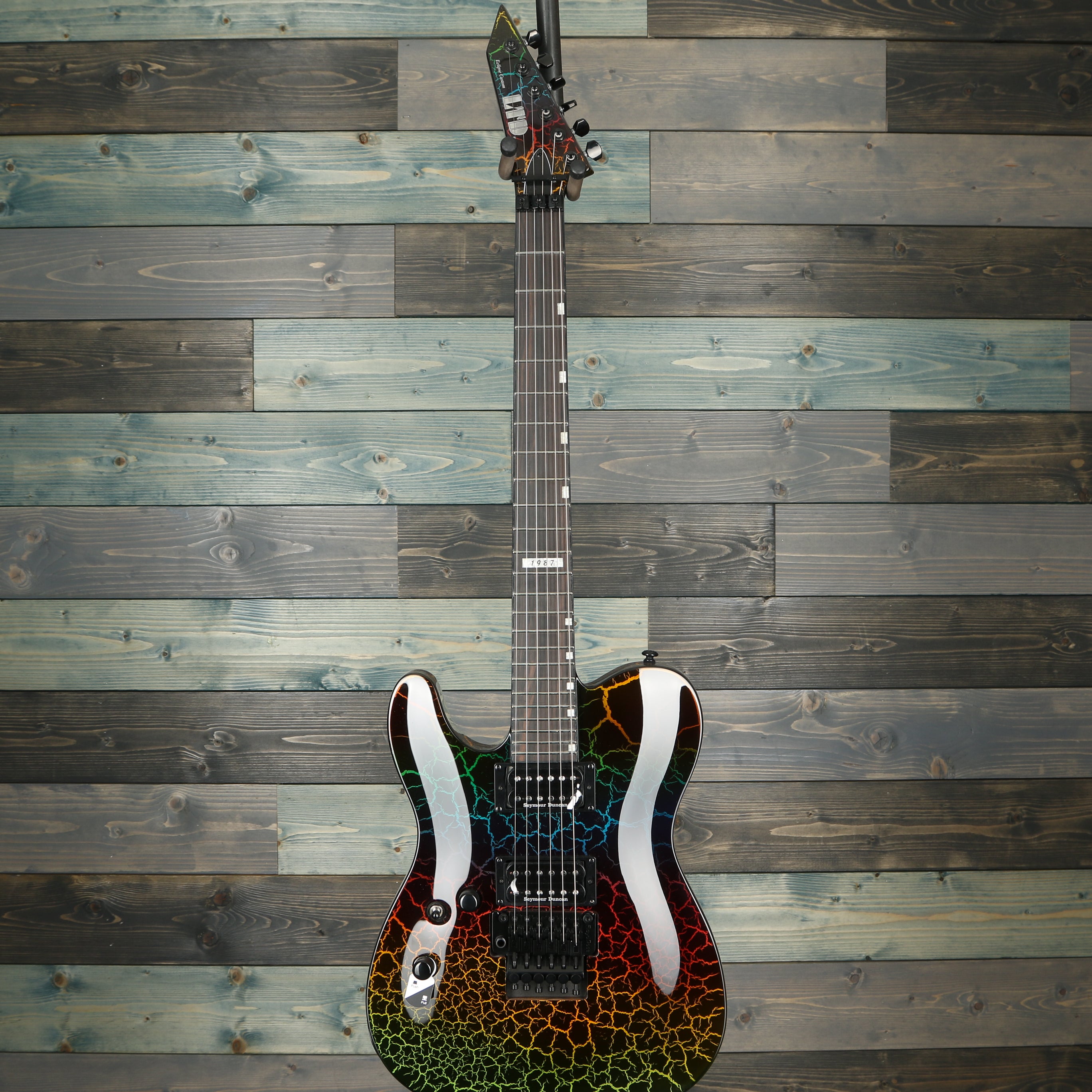 ESP LTD Eclipse '87 Electric Guitar Lefty - Rainbow Crackle