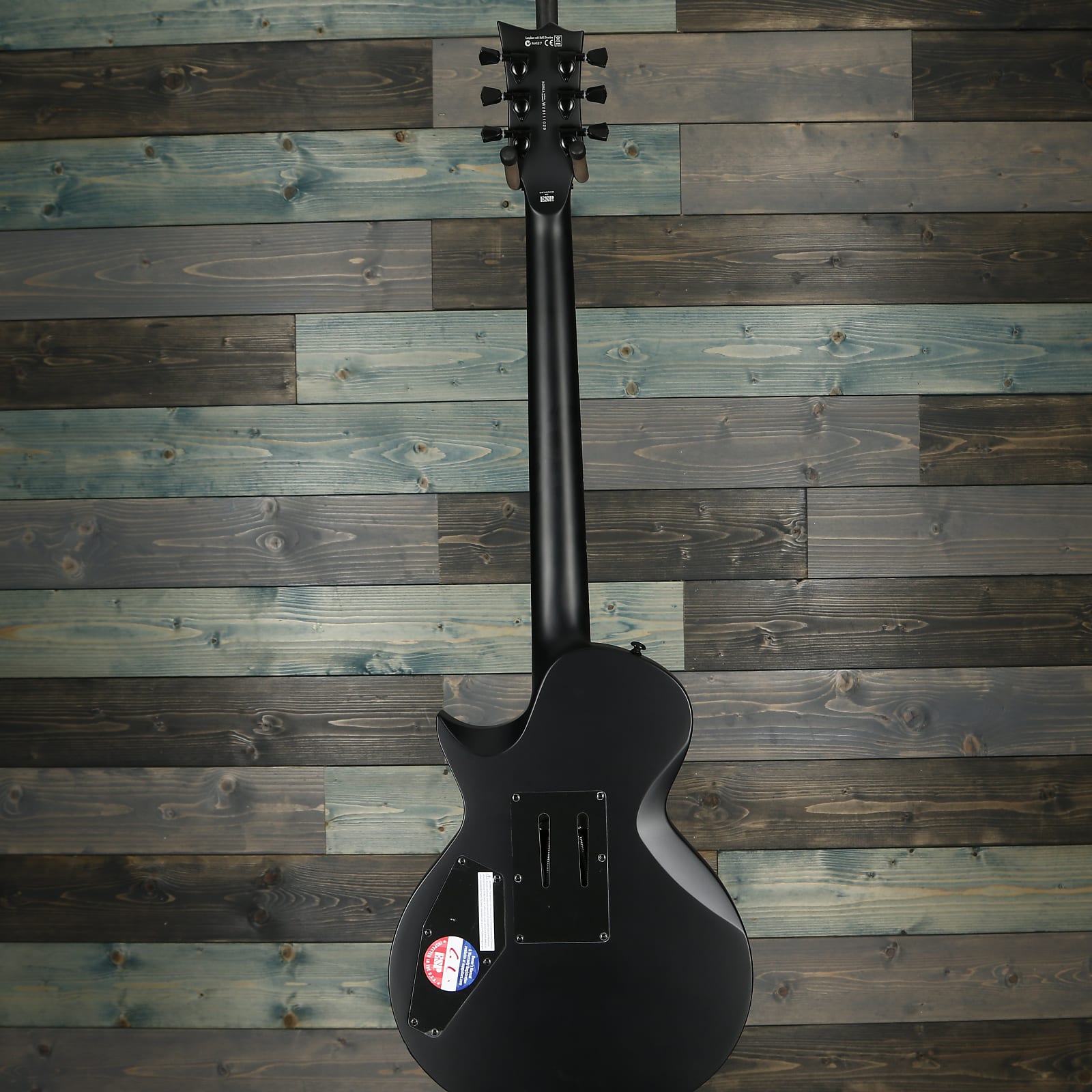 ESP LTD EC-FR Black Metal Series - Black Satin