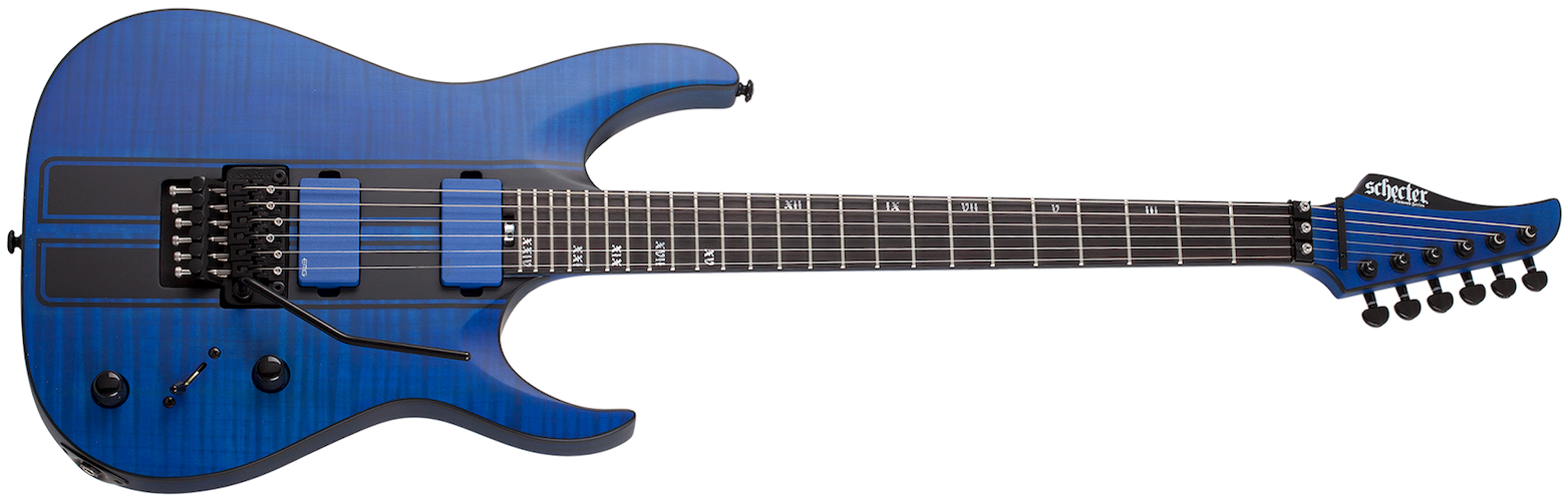 Schecter 1521 Banshee GT FR - Satin Trans Purple