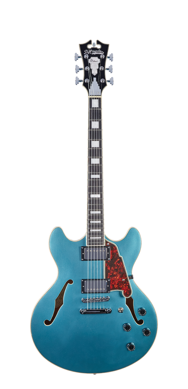 D'Angelico Premier Double Cutaway w/Stop-Bar Tailpiece - Ocean Turquoise