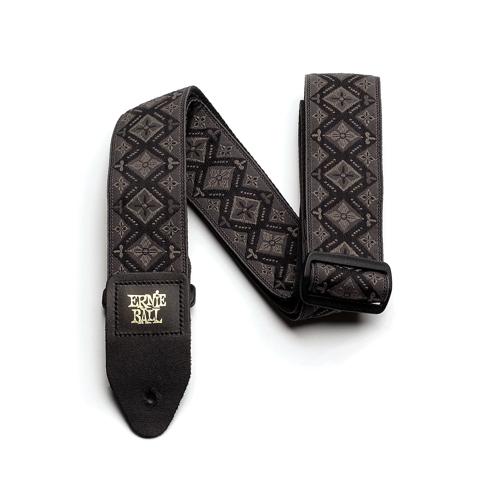 Ernie Ball P04093 Regal Black Jacquard Guitar Strap