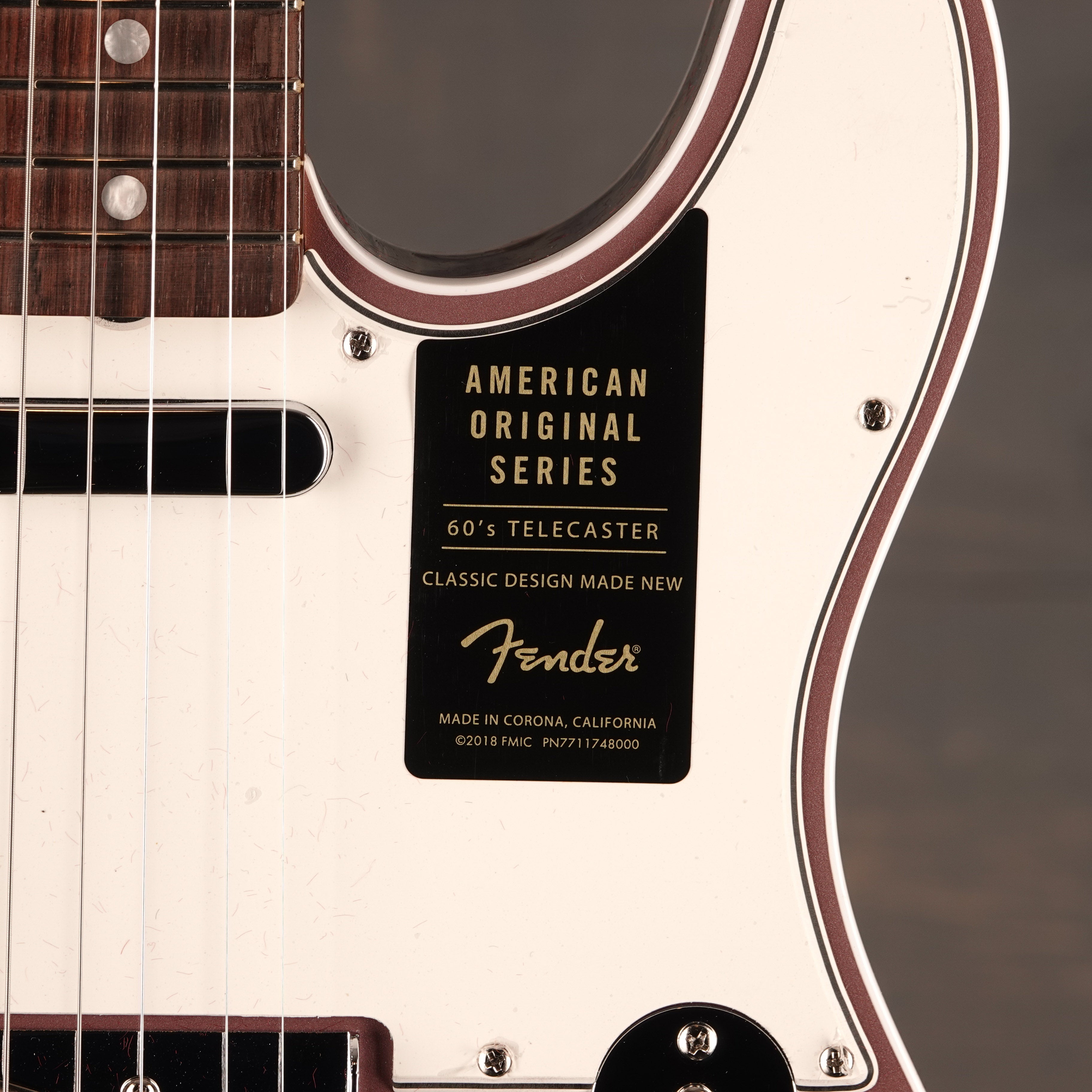 Fender American Original '60s Telecaster Burgundy Mist Metallic