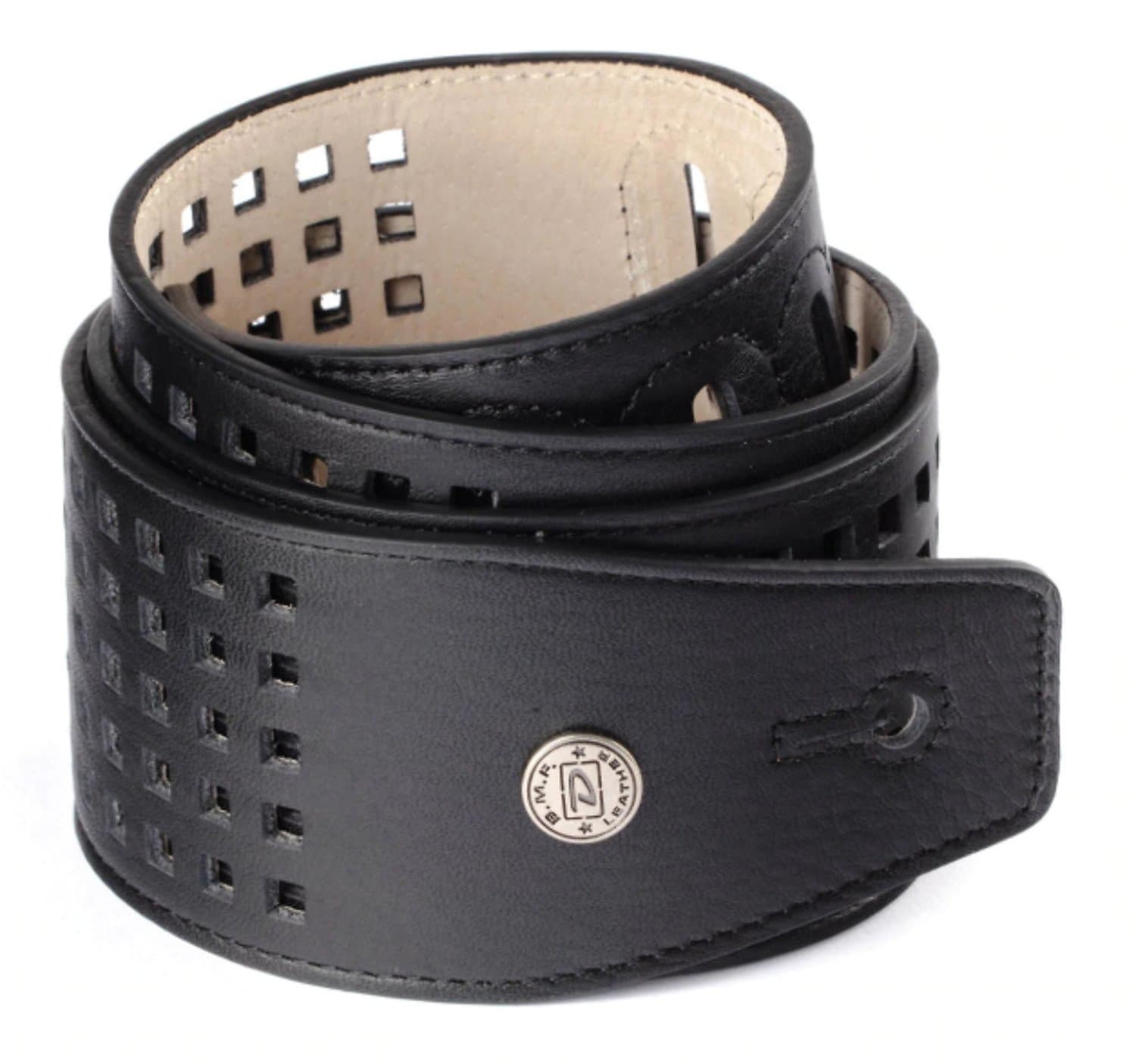 Dunlop 2.5" BMF Leather Square Perforated Strap