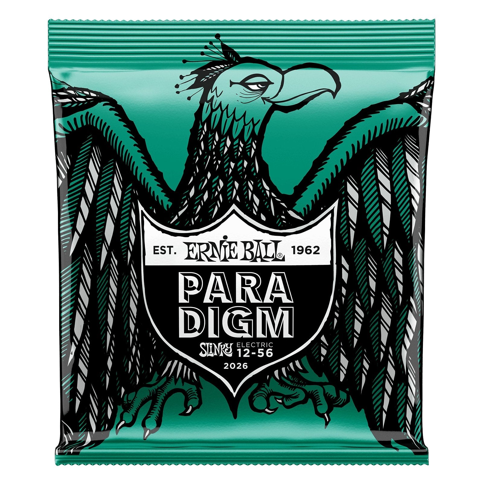 Ernie Ball 2026 Not Even Slinky Paradigm Electric Guitar Strings, 12-56